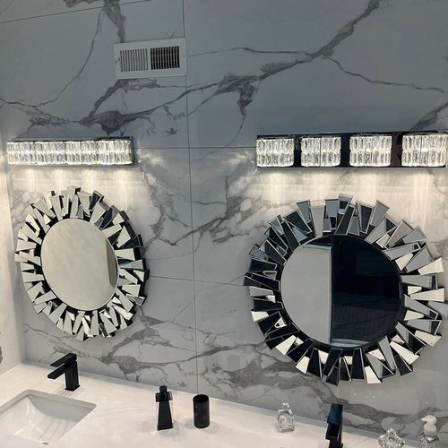 Beautiful marble bathroom work in Atlantic County, NJ from Artisan Floors & Interiors