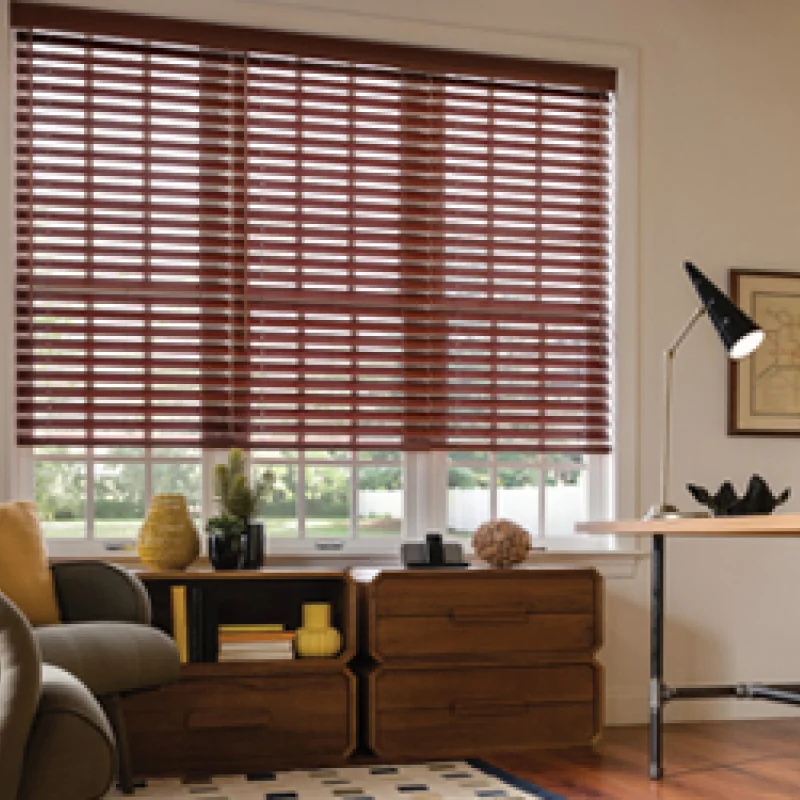 Faux wood blinds available at Artisan Floors & Interiors in  Cape May Court House, NJ